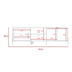 Ultra Wide Tv Rack With 4 Doors