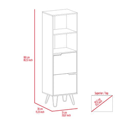 Tall Bookcase, With 2 Doors