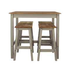 Linea Breakfast Table & 4 High Stool Set