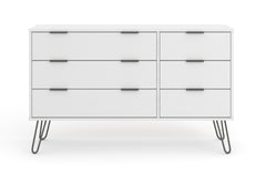 3+3 Drawer Wide Chest Of Drawers