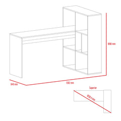 Corner Desk With Bookcase