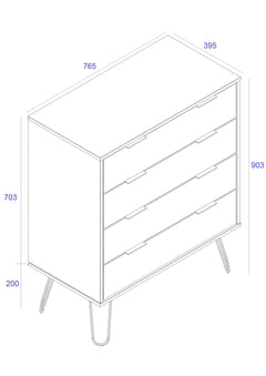 4 Drawer Chest Of Drawers