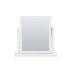 Single Mirror, White Finish