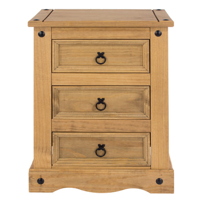 3 Drawer Bedside Cabinet