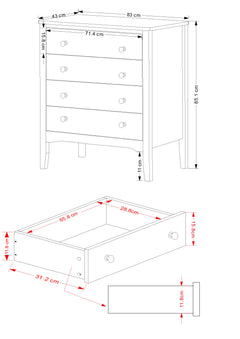 4 Drawer Chest