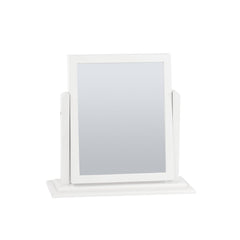 Single Mirror, White Finish