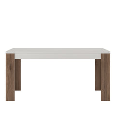 Toronto 160 cm Dining Table In White and Oak