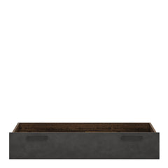 Brooklyn Underbed Trundle Drawer in Walnut and Dark Matera Grey