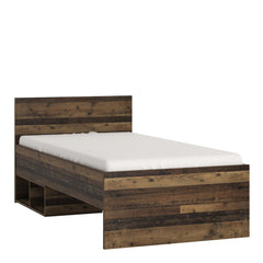 Brooklyn Single wooden Bed in Walnut