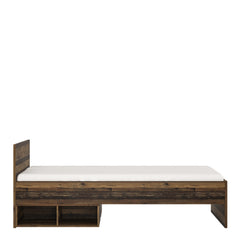 Brooklyn Single wooden Bed in Walnut