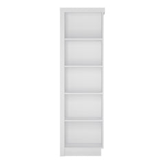 Lyon Bookcase (RH) in White and High Gloss