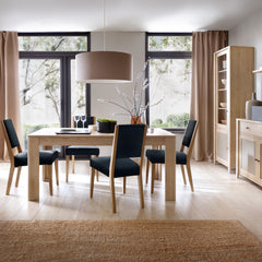 Cestino Extendable Table 160-200 cm In Jackson Hickory Oak Effect