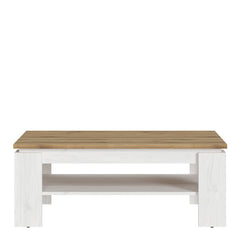 Celesto Coffee Table in White and Oak