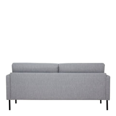 Larvik 2.5 Seater Sofa - Grey, Black Legs