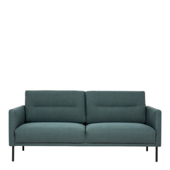 Larvik 2.5 Seater Sofa - Dark Green, Black Legs