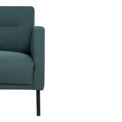 Larvik 2.5 Seater Sofa - Dark Green, Black Legs