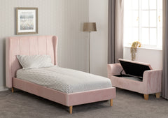 Amelia 3ft Single Upholstered Headboard Bed Frame