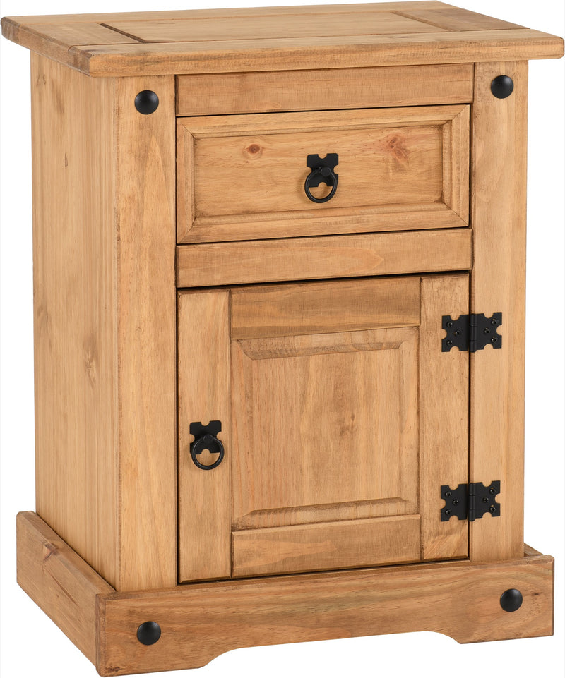 Corona 1 Drawer 1 Door Bedside Cabinet