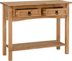 Corona 2 Drawer Console Table With Shelf