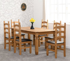 Corona 6' Dining Set