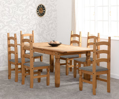 Corona Extending Dining Set (6 Chairs)