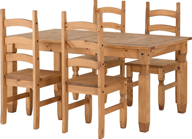 Corona Extending Dining Set (4 Chairs)