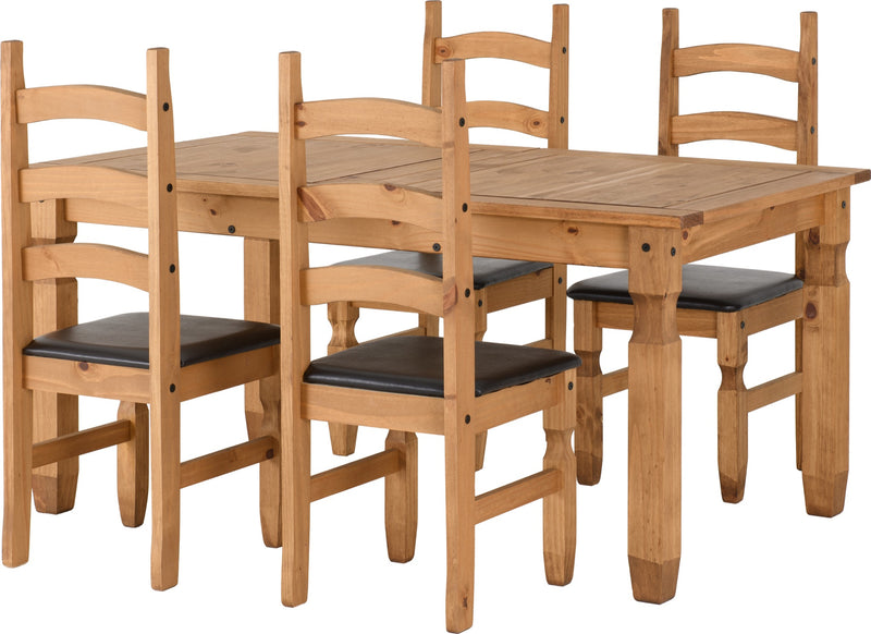 Corona Extending Dining Set(4 Chairs)