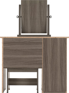 Lisbon 3 Piece Dressing Table Set with Mirror