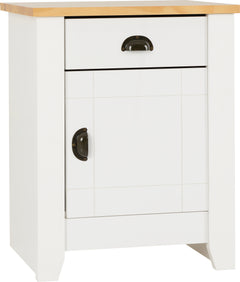 Ludlow 1 Drawer 1 Door Bedside Cabinet
