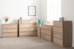 Malvern 3 Drawer Bedside