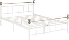 Marlborough 4ft6 Double Metal Bed Frame Two Tone