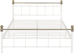 Marlborough 4ft6 Double Metal Bed Frame Two Tone