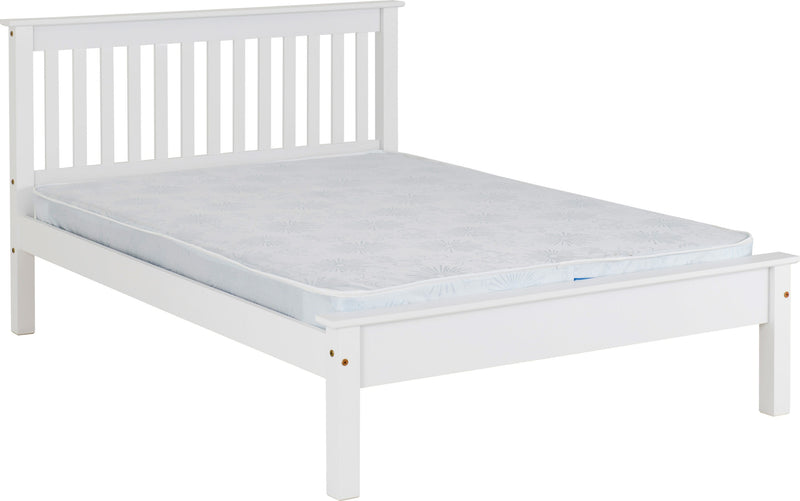 Monaco Wooden 5ft King Size Bed Frame Low Foot End
