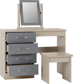 Nevada 4 Drawer Dressing Table Set