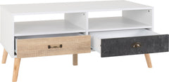 Nordic 2 Drawer Coffee Table