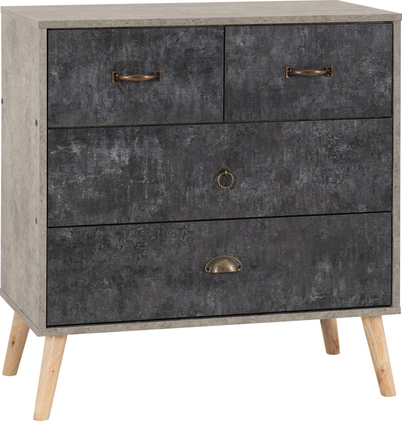 Nordic 2+2 Drawer Chest