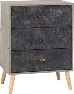 Nordic 3 Drawer Chest