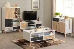 Nordic 1 Door 2 Drawer TV Unit