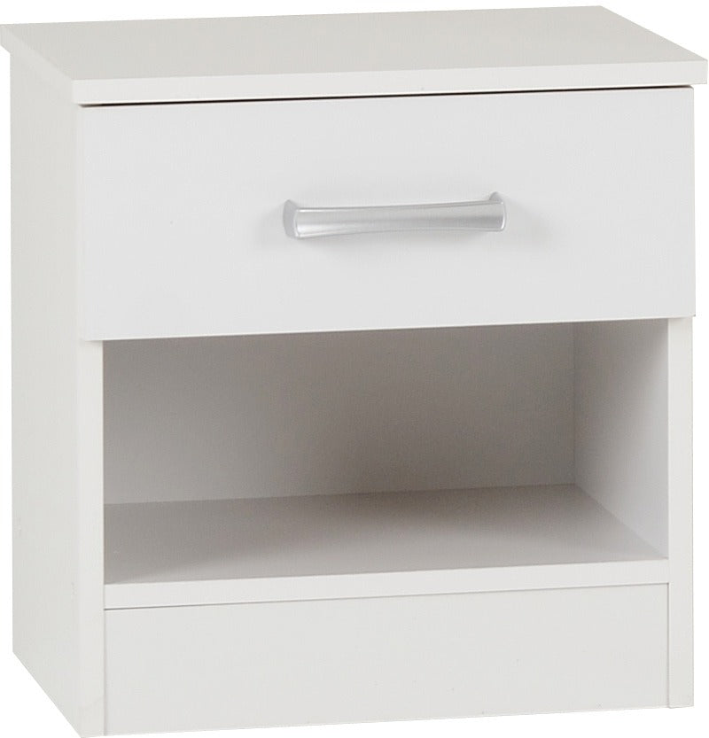 Polar 1 Drawer Bedside