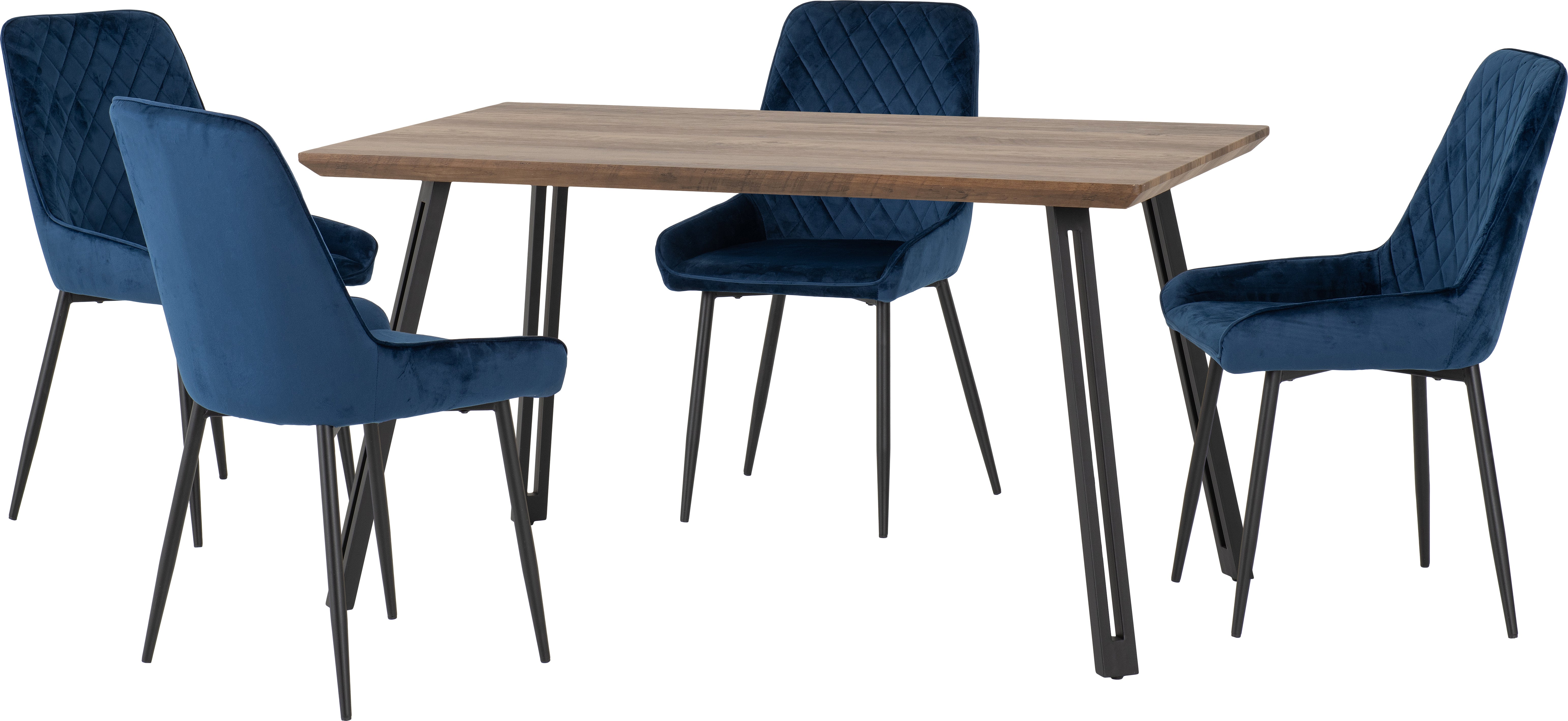 Quebec Straight Edge Dining Set with Avery Chairs