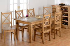 Salvador 1+6 Tile Top Dining Set