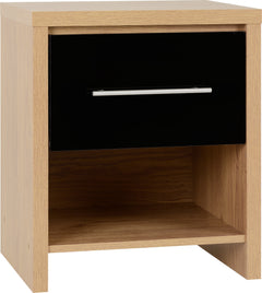 Seville 1 Drawer Bedside Cabinet