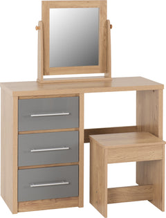 Seville 3 Drawer Dressing Table Set