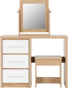 Seville 3 Drawer Dressing Table Set