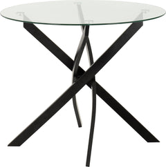 Sheldon Round Glass Top Dining Table