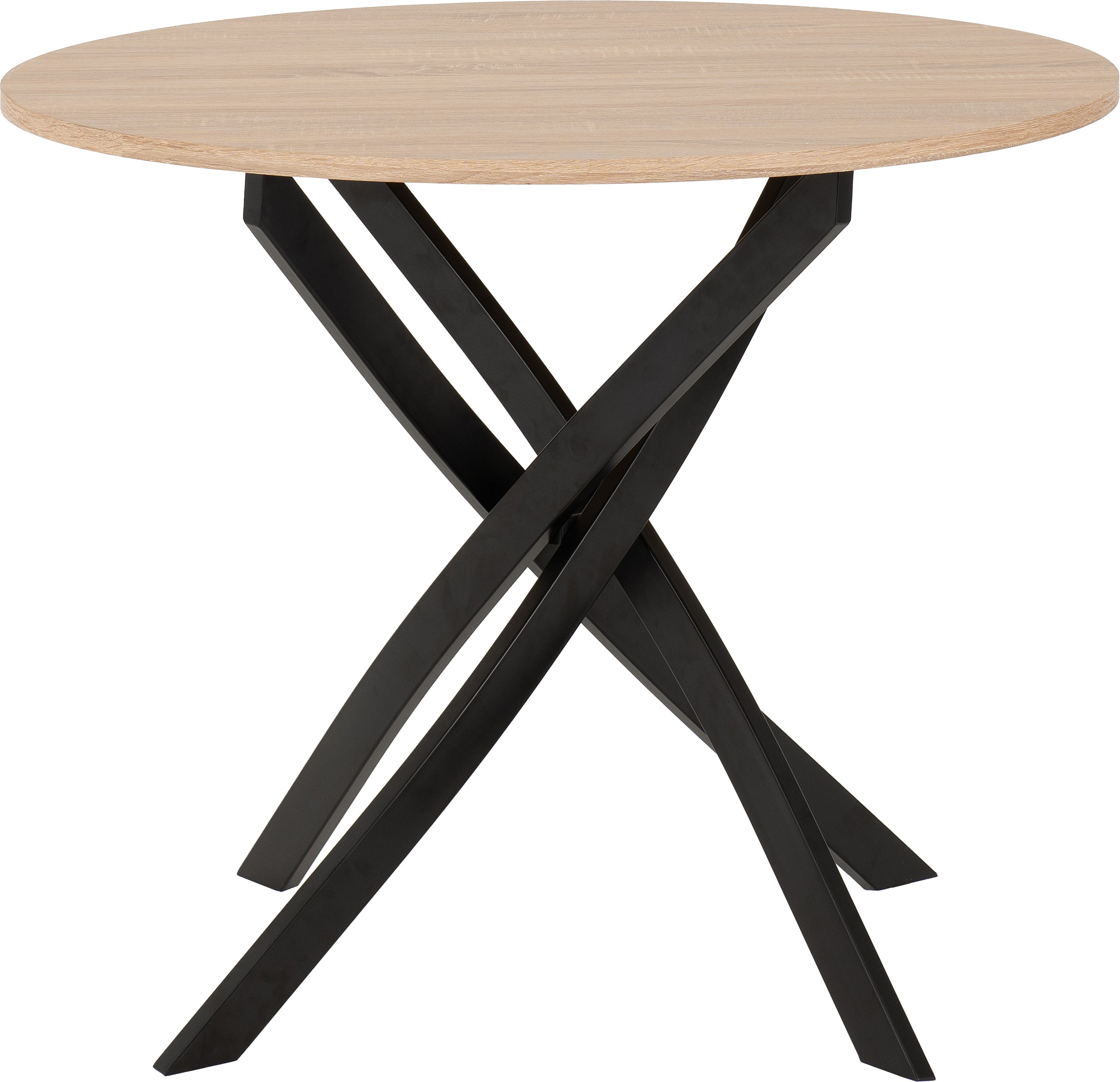 Sheldon Round Wooden Top Dining Table